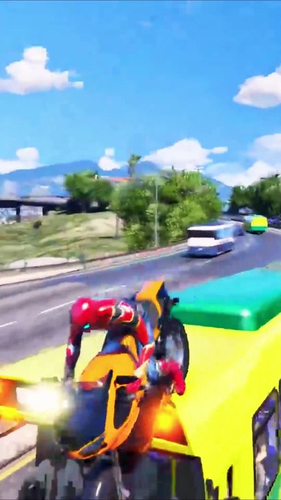 GTA 5 Epic Ragdolls | Spider-Man Jumps/Fails ep 142 #spiderman #gta #gta5