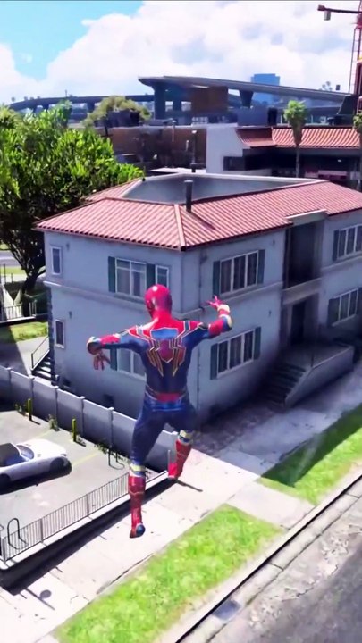 GTA 5 Epic Ragdolls | Spider-Man Jumps/Fails ep 144 #spiderman #gta #gta5
