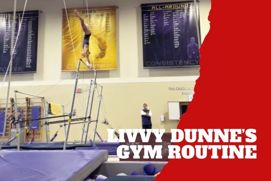 Superb skills! Olivia Dunne jaw-dropping asymmetric bars skills leave trainers breathless