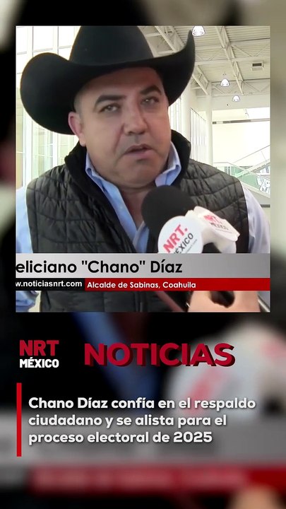 El político Chano Díaz ha expresado su confianza en el respaldo ciudadano mientras se prepara para el proceso electoral de 2025