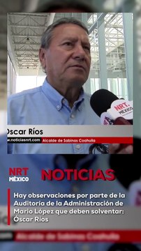 El alcalde de San Juan de Sabinas, Oscar Ríos, afirmó que, tras asumir la administración municipal, se encontraron observaciones las cuales serán solventadas conforme a los procedimientos establecidos por la Auditoría Superior del Estado