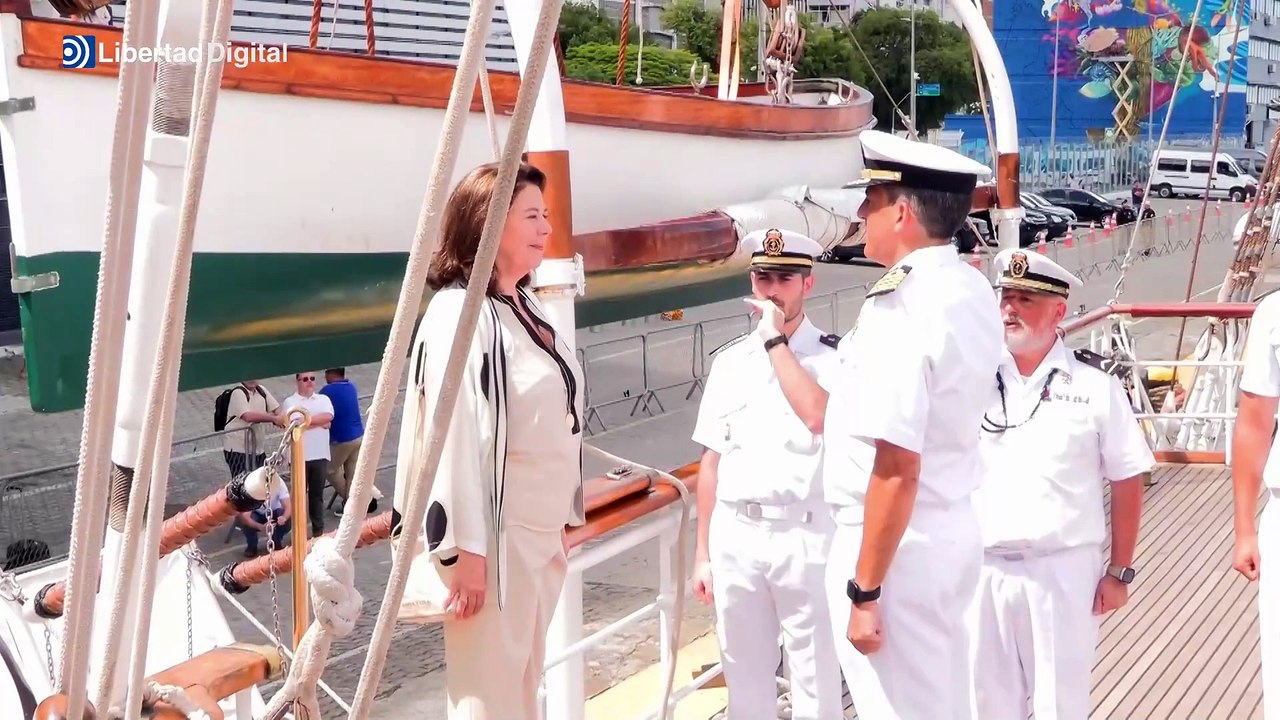 La princesa Leonor llega a Brasil en su viaje de instrucción a bordo del Juan Sebastián de Elcano
