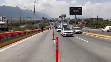 Abren segundo carril del puente La Fama en Santa Catarina