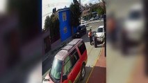Video: Repartidor Didi roba negocio a bordo de su motocicleta