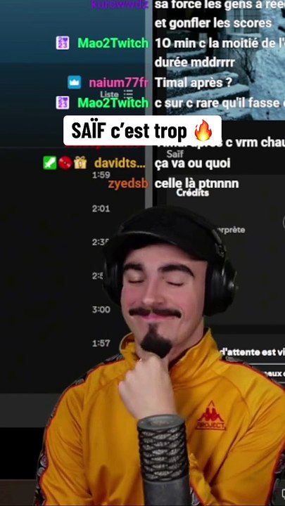 Saïf est vraiment le rappeur qu’il pense être 🙌 - Vidéo Dailymotion