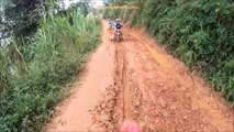 Vietnam Motorbike Tours Through Lush Green Farm Track Motorcycling | OffroadVietnam.Com