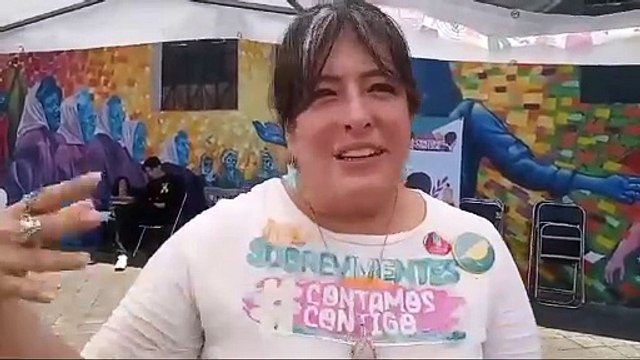 Colectivas feministas bordan en Xalapa para visibilizar la violencia