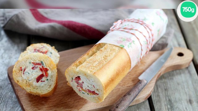Baguette farcie à la Fourme d'Ambert
