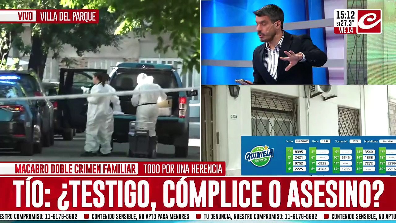 Doble crimen en Villa del Parque: la víctima de 60 años había cobrado una indemnización