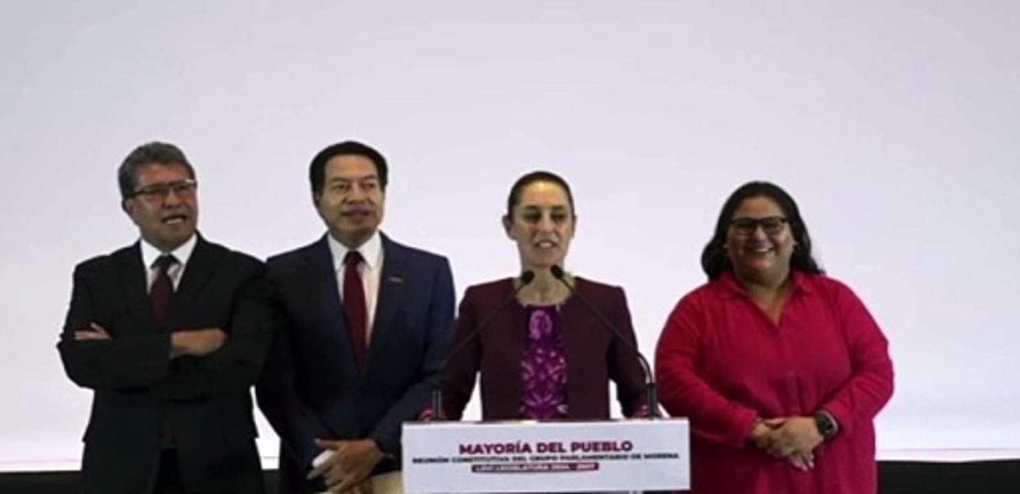Claudia Sheinbaum se reúne con diputados federales electos de Morena