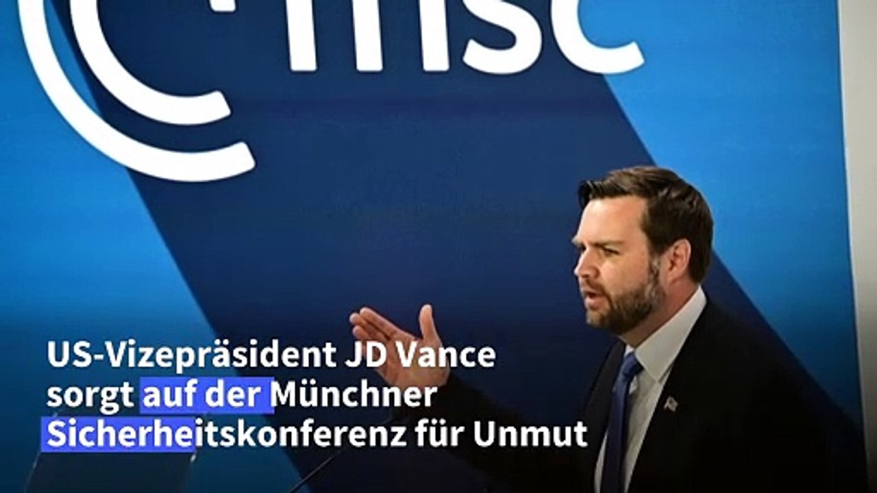 Unmut über Vance-Vorwurf zur Meinungsfreiheit in Europa