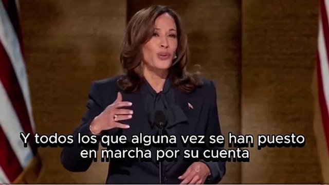 Kamala Harris acepta oficialmente candidatura demócrata a la presidencia de EU