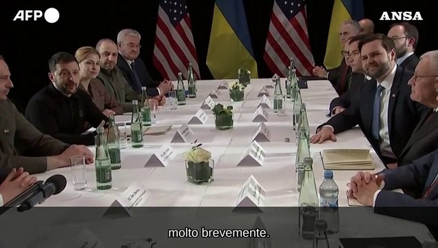 Monaco, alla conferenza sulla sicurezza faccia a faccia tra Vance e Zelensky