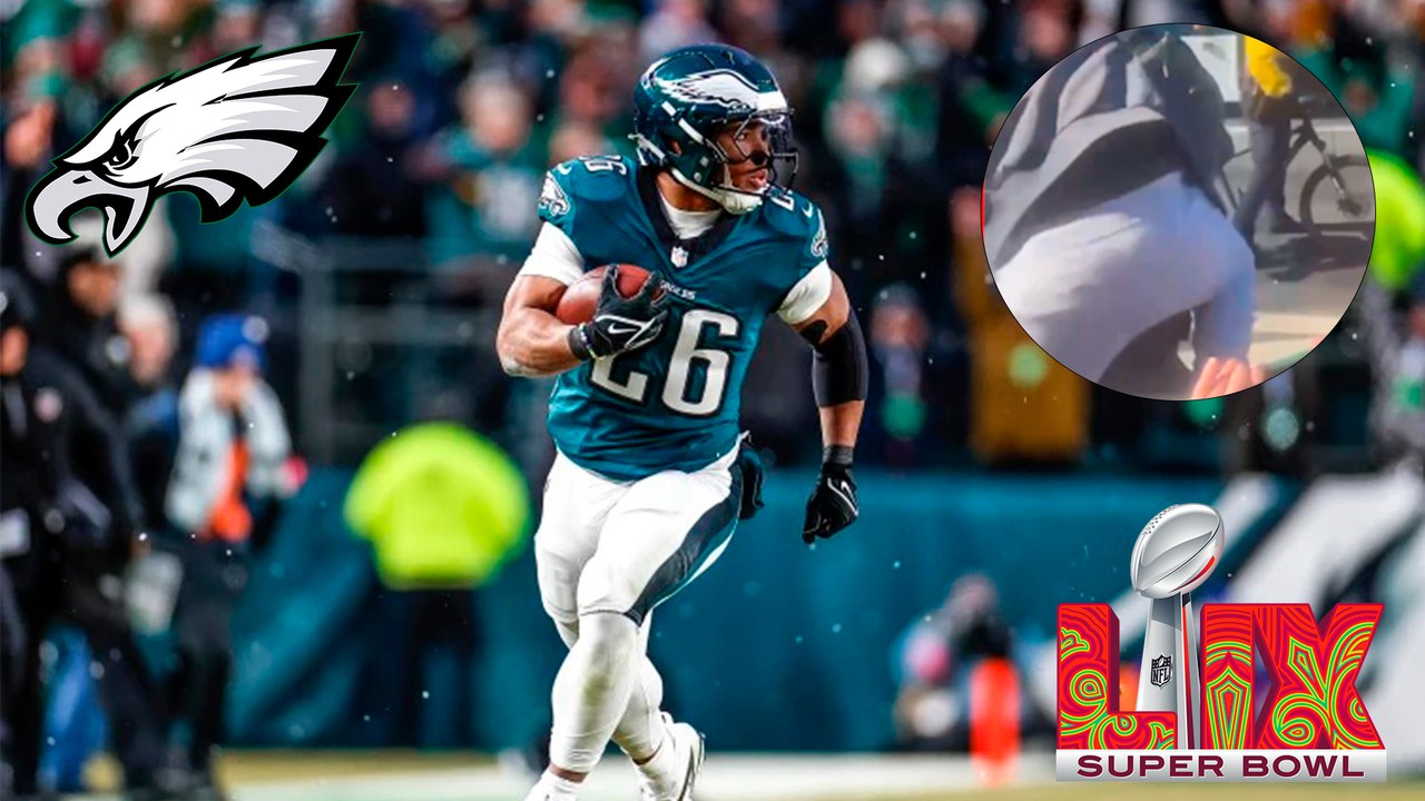 Super Bowl LIX: Saquon Barkley reconoció a un ''ball boy'' y lo unió al festejo de las Águilas de Filadelfia