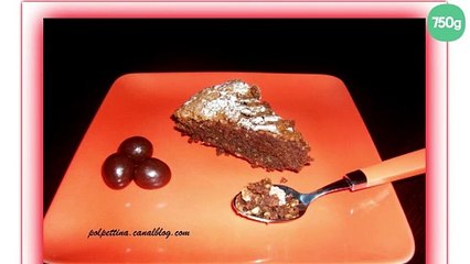 Torta caprese, fondant