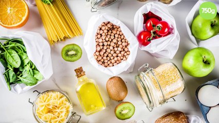 Croque aux légumes au basilic