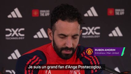 Man. United - Amorim : "Avec Postecoglou, on a les mêmes problèmes : on ne gagne pas"