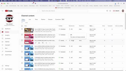 How to DIRECTLY Save a Creator Studio YouTube Video to USB Using a Mac - Basic Tutorial | New