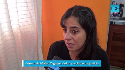 Crimen de Mateo Yagame: dolor y reclamo de justicia