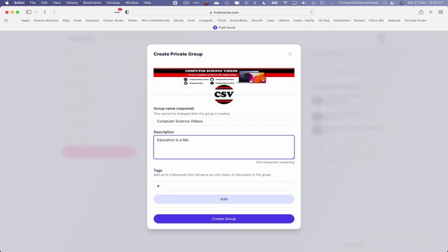How to CREATE a Group On TRUTH SOCIAL Using a Desktop Computer / MAC - Basic Tutorial | New