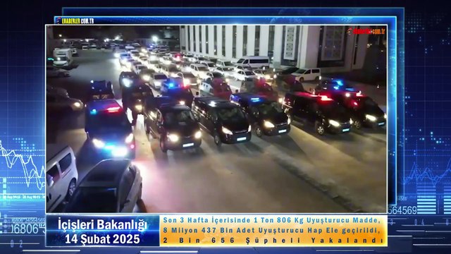 Son 3 Hafta İçinde 1 Ton 806 Kg Uyuşturucu Madde, 8 Milyon 437 Bin Adet Uyuşturucu Hap Ele geçirildi