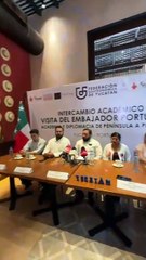 Anuncian visita de embajador portugués en México a Yucatán