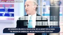 Así minimiza Mejide el fallo letal de la AEMET en la DANA: 