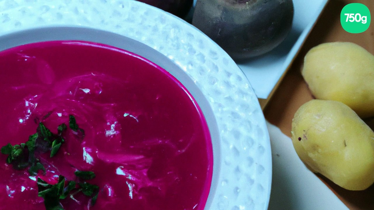 Soupe betterave, patates