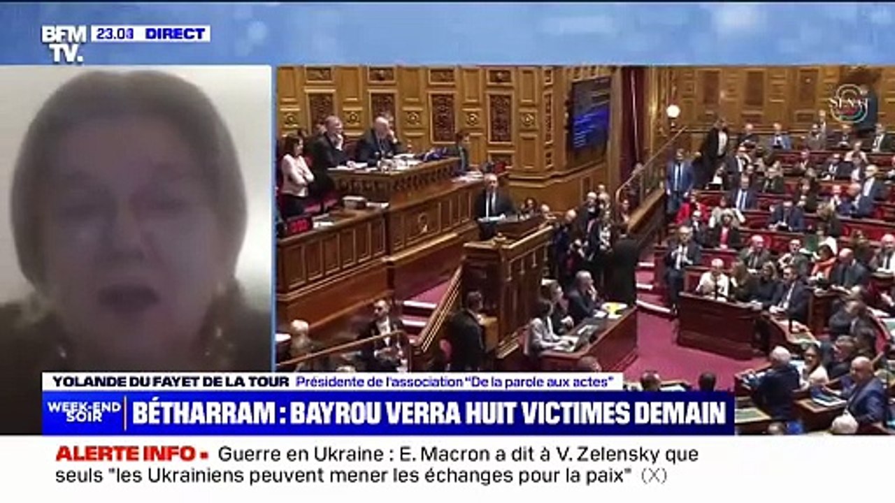 "C'est la première démarche à faire": Yolande du Fayet de la Tour (association "De la parole aux actes") réagit à la rencontre entre François Bayrou et huit victimes des agressions sexuelles et viols à Bétharram