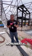 Avanza la instalación del T-Rex Gigante que dará la bienvenida a Ramos Arizpe