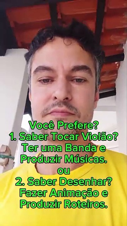 Você Prefere? Tocar Violão? ou Desenhar?