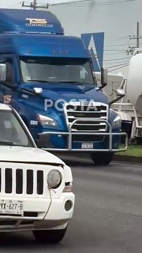 Choque deja motociclista herido en carretera a Laredo de Apodaca