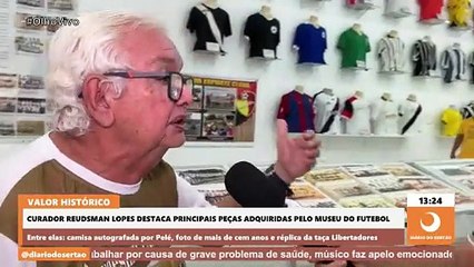 Curador do Museu do Futebol de Cajazeiras articula visita de famoso jogador para promover palestra