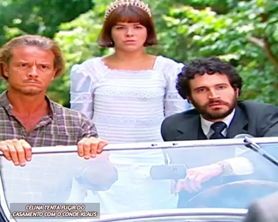 Cenas de Chocolate com Pimenta - Celina fugindo do casamento com o Conde Klaus