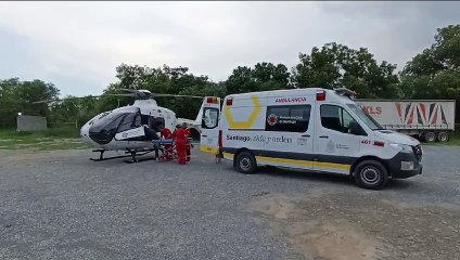 Hombre cae a un barranco en El Hondable; Protección Civil Santiago