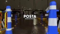 Lluvia vuelve a causar afectaciones en Circuito Exterior Mexiquense