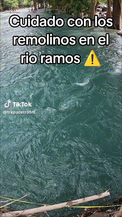 Graban remolinos en el río Ramos, ¿qué hacer si quedas atrapado en uno? (VIDEO)
