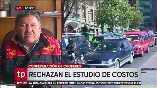 Choferes y vecinos rechazan el estudio de costos del transporte público elaborado por la Alcaldía de La Paz 