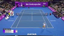 TENNIS: WTA Doha: Ostapenko ends Swiatek's spectacular Qatar run