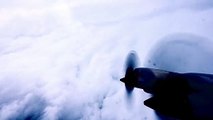 Avión cazahuracanes :Impactantes imágenes desde el ojo del huracán Beryl (VIDEO)