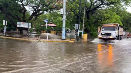 Colonias de Mérida, Yucatán, totalmente inundadas por las lluvias