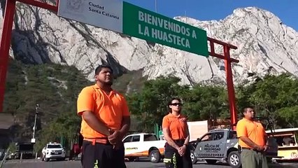 Instalan filtro preventivo y de restricción en La Huasteca ante tormenta