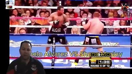 mosley es derrotado por canelo   Canelo Alvarez VS Shane Mosley highlights