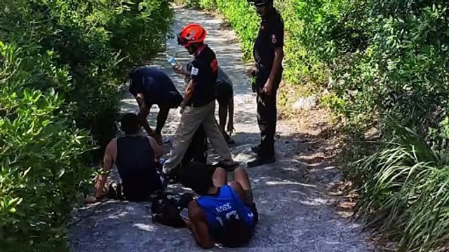Rescate de jóvenes en Teleférico del Cerro de la Silla; PC Guadalupe