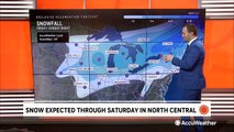 Weekend wintry weather expected from the Midwest to the Northeast