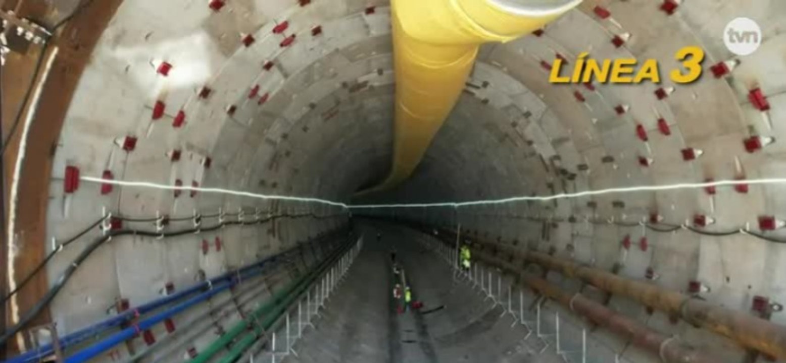 Tuneladora sigue sus excavaciones en la Línea 3 del Metro