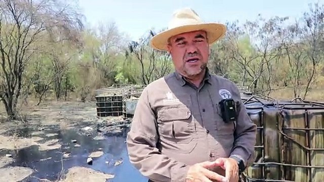 Hallan 34 contenedores con residuos peligrosos en Escobedo: detiene a 4 hombres