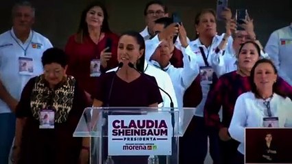 ¿Qué tuvieron que hacer para ir al cierre de campaña de Sheinbaum?