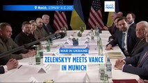 Zelenskyy says Ukraine needs 'security guarantees' before Putin talks as he meets JD Vance in Munich