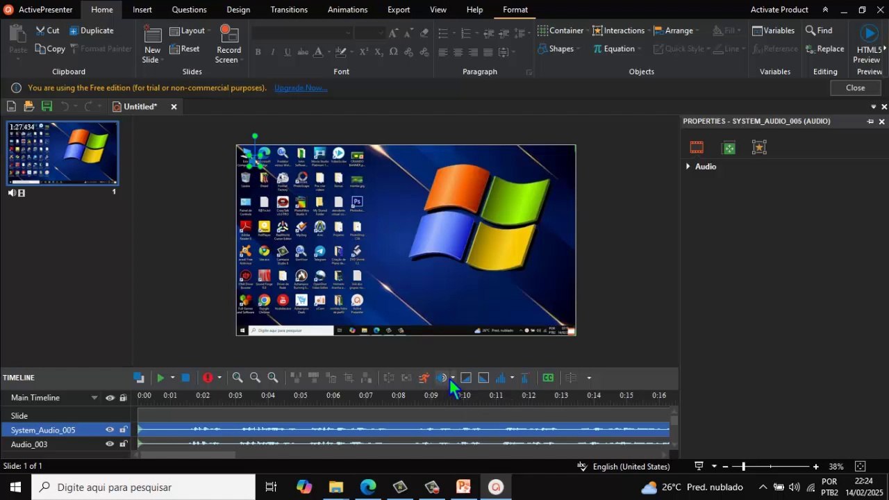 Apresentando o Gravador  Alternativo ao Camtasia - Active Presenter